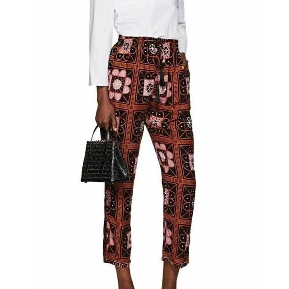 Natalie Martin Pants - Natalie Martin Bianca Straight Leg Tassel Tie Pants